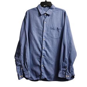 Tommy Bahama Button‎ Down Shirt Men's XL Silk Blend. * Minor Flaw